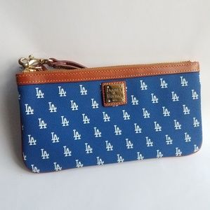 Dooney & Bourke x MLB Dodgers large wristlet